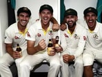 Pat Cummins, Josh Hazlewood, Nathan Lyon and Mitchell Starc. Pat Cummins, Josh Hazlewood, Nathan Lyon and Mitchell Starc.