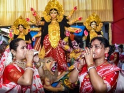২০২৬ মহাসপ্তমী মেষ, বৃষ, মিথুন, কর্কটের কেমন কাটবে! ১৭ অক্টোবর ২০২৬ রাশিফল রইল (PTI Photo)(PTI10_16_2026_000354B)