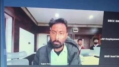 A leaked video of a virtual administrative review meeting in Jammu and Kashmir has triggered outrage after senior IAS officer Kumar Rajeev Ranjan hurled abuses at a woman subordinate, Beenish Wani, and threatened to have her suspended and dismissed from service. A leaked video of a virtual administrative review meeting in Jammu and Kashmir has triggered outrage after senior IAS officer Kumar Rajeev Ranjan hurled abuses at a woman subordinate, Beenish Wani, and threatened to have her suspended and dismissed from service.