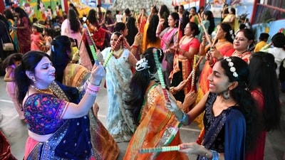 People should enjoy garba nights while being cautious of their cardiovascular health, shares Dr Ajeet Bana. (Pappi Sharma, ANI) People should enjoy garba nights while being cautious of their cardiovascular health, shares Dr Ajeet Bana. (Pappi Sharma, ANI)