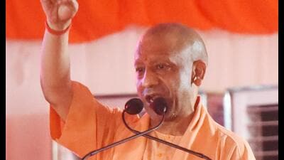 Addressing a rally at a college near Masuri, Adityanath alleged that the SP is not bothered about the future of youth (Sakib Ali/HT) Addressing a rally at a college near Masuri, Adityanath alleged that the SP is not bothered about the future of youth (Sakib Ali/HT)