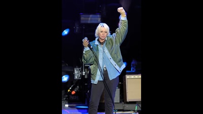 At a concert in Los Angeles, last year. (Getty Images) At a concert in Los Angeles, last year. (Getty Images)