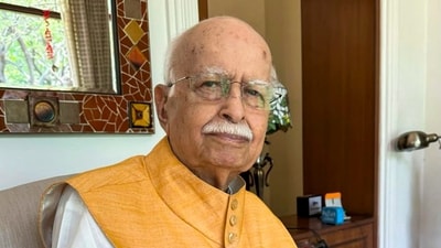 Former deputy prime minister Lal Krishna Advani was admitted to the hospital. (PTI)