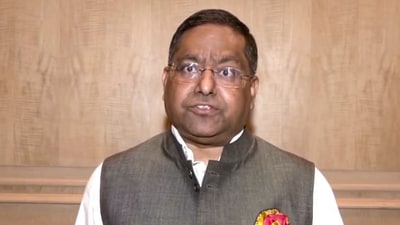 Ministry of External Affairs (MEA) Official Spokesperson Randhir Jaiswal speaks to the press. (ANI)