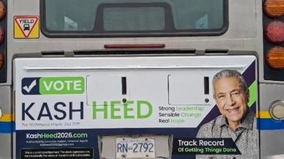 Kash Heed became the Indo-Canadian councillor in Richmond in 2022 and decided to run for Mayor in the election scheduled for this Saturday. (Kash Heed 2026) Kash Heed became the Indo-Canadian councillor in Richmond in 2022 and decided to run for Mayor in the election scheduled for this Saturday. (Kash Heed 2026)