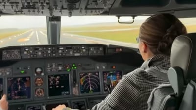 Thailand's Queen Suthida has extensive aviation experience. (YouTube/@outsidersaviaton) Thailand's Queen Suthida has extensive aviation experience. (YouTube/@outsidersaviaton)