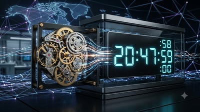 A timekeeping change could reshape how the world measures time. (Representational image generated using AI) A timekeeping change could reshape how the world measures time. (Representational image generated using AI)