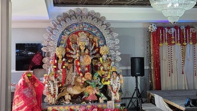 লন্ডনে দুর্গাপুজো।