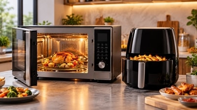 Convection microwave or air fryer: what each does better and who can safely skip one (AI Generated) Convection microwave or air fryer: what each does better and who can safely skip one (AI Generated)