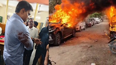 ఎంపీ మిథున్ రెడ్డిపై దాడి ఎంపీ మిథున్ రెడ్డిపై దాడి