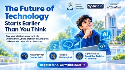The GLF AI Olympiad 2026 introduces students in Grades 3–10 to AI literacy, algorithms and machine learning. The GLF AI Olympiad 2026 introduces students in Grades 3–10 to AI literacy, algorithms and machine learning.