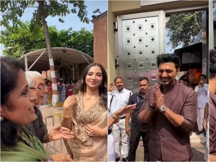 কালীঘাট মন্দিরে জিতের বাবা ও বোনের সঙ্গে দেখা দেব ও শুভশ্রীর।