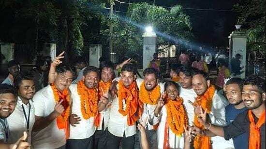 ABVP won seven of 13 universities in Odisha’s student union elections