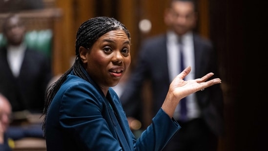 Kemi Badenoch, the Conservative leader, recently warned that inheritance-tax changes mean farmers “are literally committing suicide so that their children don’t have to pay it”. (AFP)