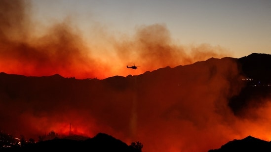 New wildfire reported in California.