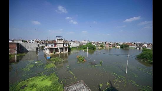 The foul smell, damp walls and overflowing toilets have compounded the damage. (HT FILE PHOTO)