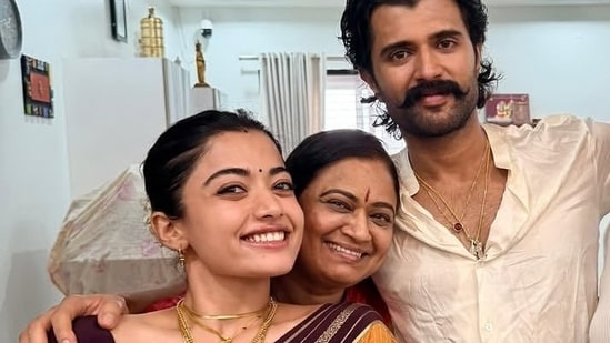 Vijay Deverakonda says mom Madhavi got emotional watching his film with Rashmika Mandanna.