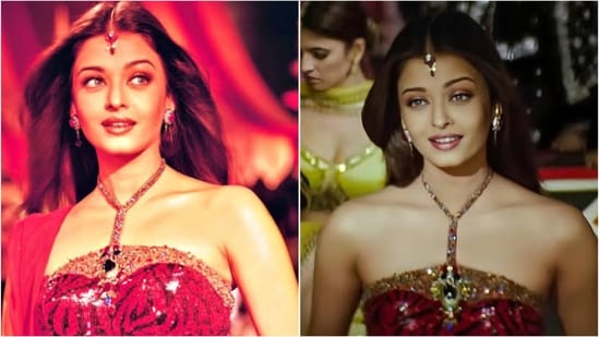 Neeta Lulla revisited the experimental outfit she created for Aishwarya Rai in Dil Ka Rishta. (Instagram/@neeta_lulla)