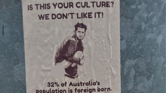 Lawmaker Dan Repacholi shared the poster on his Facebook as he condemned the act.