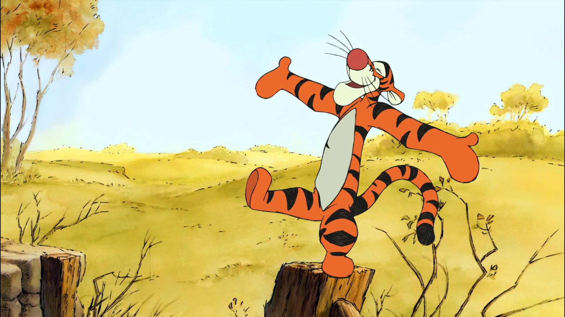 A still from Disney’s The Tigger movie (2000)