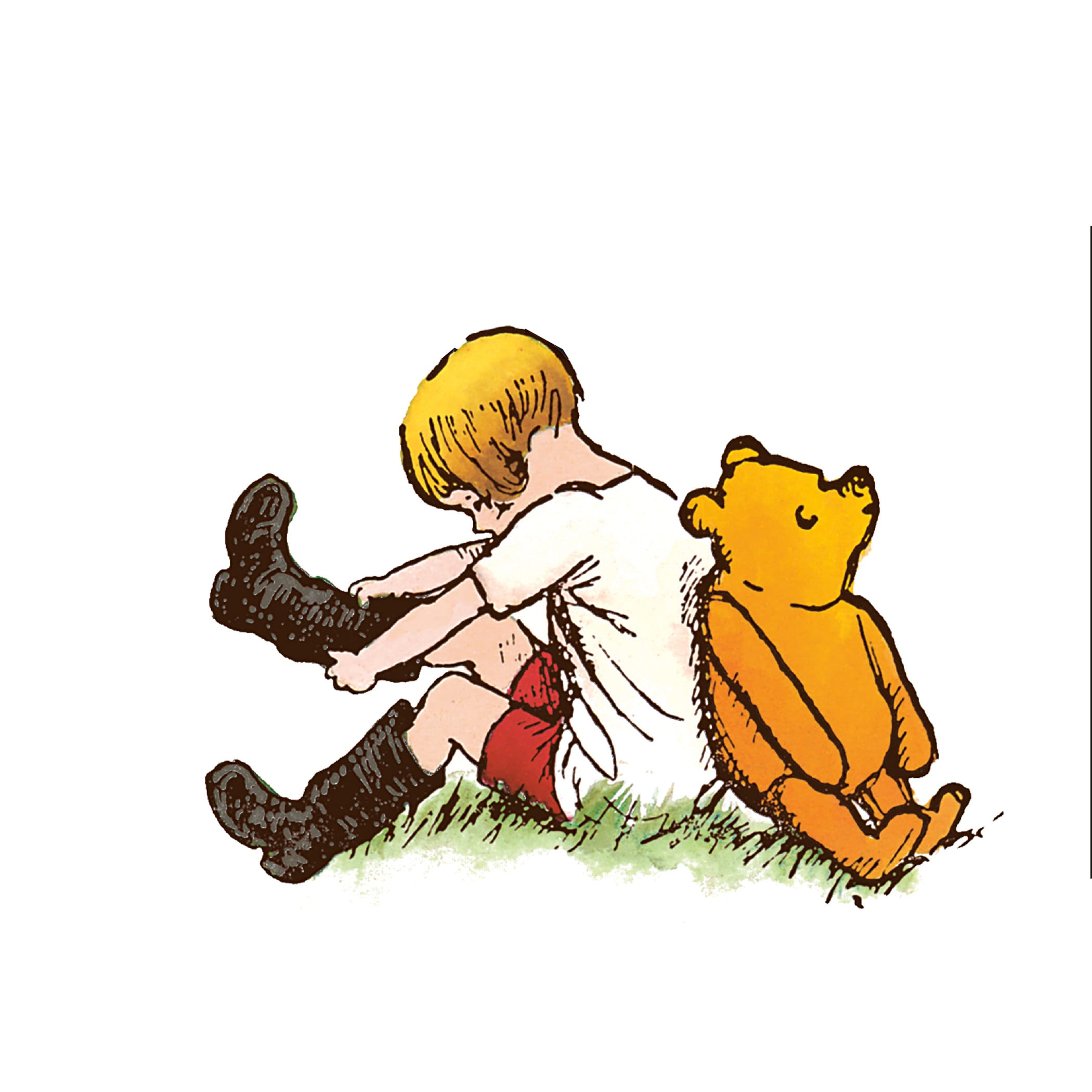 Cover art for Winnie-the-Pooh’s ABC. (Dutton)