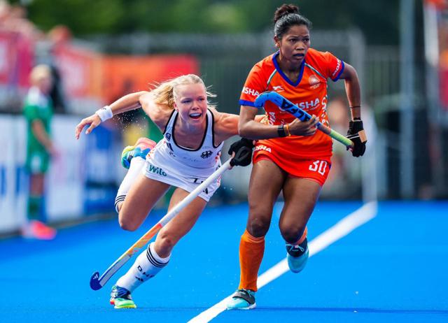 Captain Salima Tete (right) says the team is now fully in sync with each other. (HOCKEY INDIA) Captain Salima Tete (right) says the team is now fully in sync with each other. (HOCKEY INDIA)