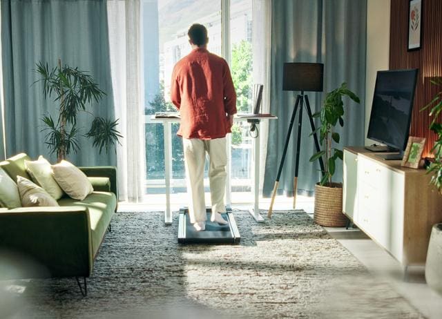 A walking pad offers the promise of long walks as you work or watch TV. But it’s not a fitness tool. (SHUTTERSTOCK) A walking pad offers the promise of long walks as you work or watch TV. But it’s not a fitness tool. (SHUTTERSTOCK)