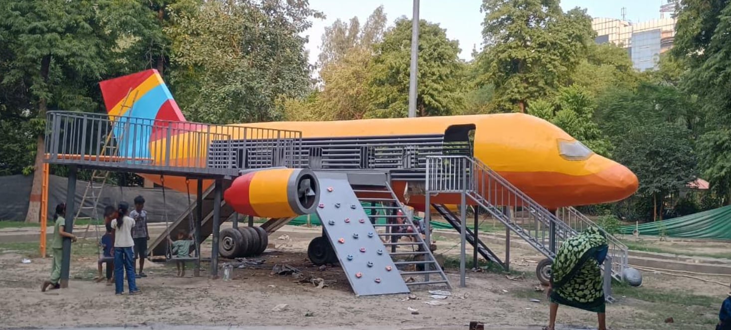"The installations in the insect and Aeroplane theme park areas are almost ready, and they will be opened first. By January, all seven parks will be operational," the official said. (HT photo) "The installations in the insect and Aeroplane theme park areas are almost ready, and they will be opened first. By January, all seven parks will be operational," the official said. (HT photo)