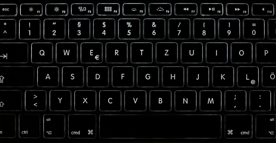 The small bumps on the F and J keys help typists find the home row by touch. (Unsplash)
