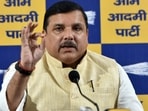 AAP Rajya Sabha MP Sanjay Singh 