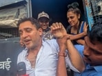 Bollywood actor Imran Khan was detained by security personnel during a protest by the Cockroach Janta Party (CJP) seeking the resignation CEC Gyanesh Kumar.