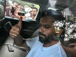 CJP protest highlights: CJP founder Abhijeet Dipke after being released on conditional bail in New Delhi on October 17, 2026.