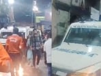 The situation reportedly arose from a crowd surge at the community Durga Puja in the evening