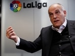 La Liga President Javier Tebas.