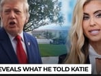 Trump reveals why he fired Katie Zacharia after her President–husband mix-up