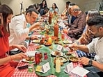 Home chefs in the city are serving a taste of Durga Pujo inviting people to their homes. 