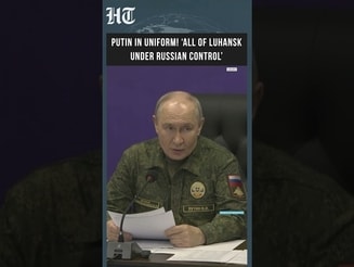Putin In Military Uniform: ‘Russia Controls All Of Luhansk, Just 10% Of Donetsk Left’