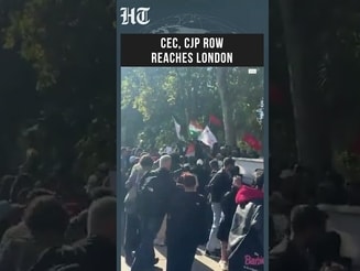 London: Supporters And Opponents Of CEC, CJP Gather At Parliament Square