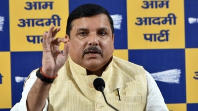 AAP Rajya Sabha MP Sanjay Singh