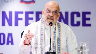 Union home minister Amit Shah accused the Punjab government of failing to curb the state’s growing drug and organised crime problem. (PIB Photo Gallery) Union home minister Amit Shah accused the Punjab government of failing to curb the state’s growing drug and organised crime problem. (PIB Photo Gallery)