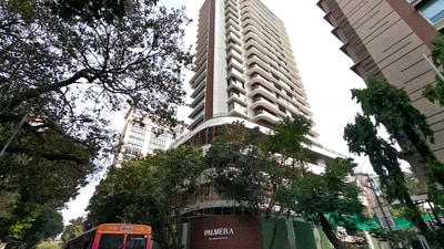 A view of Palmera, the building on the site of the late actor Mala Sinha's bungalow on Turner Road. (Satish Bate/ HT Photo) A view of Palmera, the building on the site of the late actor Mala Sinha's bungalow on Turner Road. (Satish Bate/ HT Photo)
