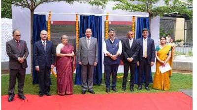 Chief Justice of India (CJI) Surya Kant, Karnataka high court chief justice Vibhu Bakhru, chief minister DK Shivakumar and others during the 34th annual convocation of National Law School of India University (NLSIU) in Bengaluru on Saturday. (PTI) Chief Justice of India (CJI) Surya Kant, Karnataka high court chief justice Vibhu Bakhru, chief minister DK Shivakumar and others during the 34th annual convocation of National Law School of India University (NLSIU) in Bengaluru on Saturday. (PTI)