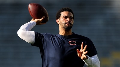 Caleb Williams sustained a hamstring injury during Chicago’s Week 2 loss to the Minnesota Vikings. (Getty Images via AFP) Caleb Williams sustained a hamstring injury during Chicago’s Week 2 loss to the Minnesota Vikings. (Getty Images via AFP)