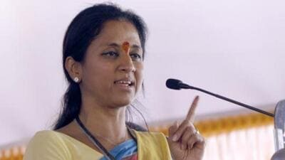 NCP (SP) MP Supriya Sule on Saturday criticised the Maharashtra government’s ₹5,000 relief for drought-hit farmers as inadequate and demanded immediate release of pending instalments. (HT FILE) NCP (SP) MP Supriya Sule on Saturday criticised the Maharashtra government’s ₹5,000 relief for drought-hit farmers as inadequate and demanded immediate release of pending instalments. (HT FILE)