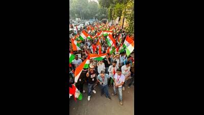 The party demanded that Kumar take responsibility for the alleged irregularities in the SIR exercise and step down from his post. (HT) The party demanded that Kumar take responsibility for the alleged irregularities in the SIR exercise and step down from his post. (HT)