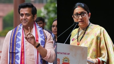 Gorakhpur MP Ravi Kishan, New Delhi MP Bansuri Swaraj, Bengaluru South MP Tejaswi Surya, Vadodara MP Hemang Joshi and Bharatiya Janata Party general secretary Smriti Irani are part of the team’s deliberations – called yuva samvad (youth dialogue). (HT Photo) Gorakhpur MP Ravi Kishan, New Delhi MP Bansuri Swaraj, Bengaluru South MP Tejaswi Surya, Vadodara MP Hemang Joshi and Bharatiya Janata Party general secretary Smriti Irani are part of the team’s deliberations – called yuva samvad (youth dialogue). (HT Photo)