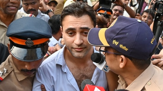 Police detained actor Imran Khan among protesters at August Kranti Maidan during demonstrations supporting the Cockroach Janata Party (CJP) protest against chief election commissioner Gyanesh Kumar