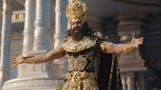 Yash plays the role of Ravana in Ramayana.