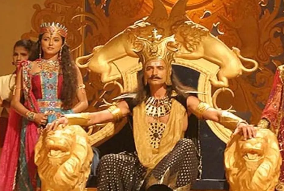 Narendra Jha in TV show Ravan