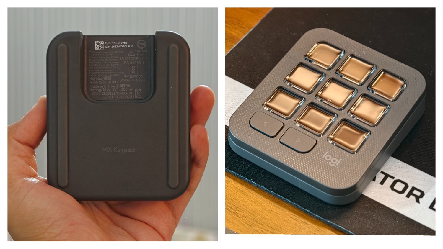 The MX Keypad brings quiet sophistication to the desk with its understated design and fingerprint-resistant top panel. (Shubh Bhushan - Hindustan Times) The MX Keypad brings quiet sophistication to the desk with its understated design and fingerprint-resistant top panel. (Shubh Bhushan - Hindustan Times)